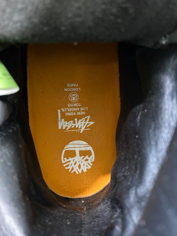 【中古品】【メンズ】 STUSSY ステューシー × TIMBERLAND ティンバーランド 6 INCH PREMIUM BOOTS SIDE ZIP プレミアム ブーツ サイドジップ 164-260805-zi-22-min サイズ：26.5cm カラー：ブラック 万代Net店