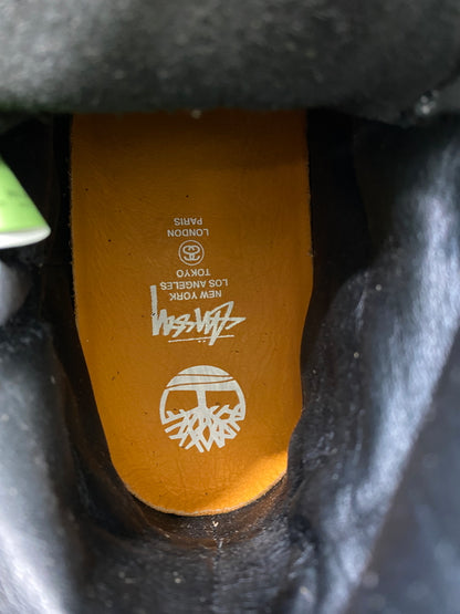【中古品】【メンズ】 STUSSY ステューシー × TIMBERLAND ティンバーランド 6 INCH PREMIUM BOOTS SIDE ZIP プレミアム ブーツ サイドジップ 164-260805-zi-22-min サイズ：26.5cm カラー：ブラック 万代Net店