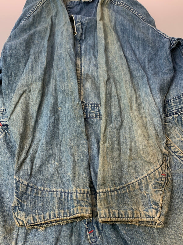 【現状渡し品】【メンズ】 WRANGLER ラングラー 60-70's DENIM ALL-IN-ONE 60-70年代 デニム オールインワン つなぎ 157-260804-yn-36-min サイズ：46 REGULAR カラー：インディゴ 万代Net店