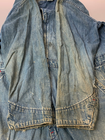 【現状渡し品】【メンズ】 WRANGLER ラングラー 60-70's DENIM ALL-IN-ONE 60-70年代 デニム オールインワン つなぎ 157-260804-yn-36-min サイズ：46 REGULAR カラー：インディゴ 万代Net店