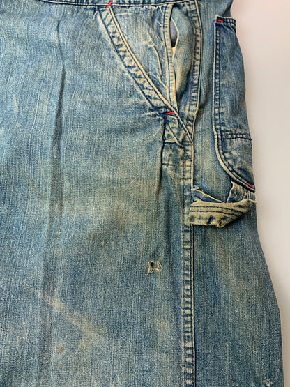 【現状渡し品】【メンズ】 WRANGLER ラングラー 60-70's DENIM ALL-IN-ONE 60-70年代 デニム オールインワン つなぎ 157-260804-yn-36-min サイズ：46 REGULAR カラー：インディゴ 万代Net店