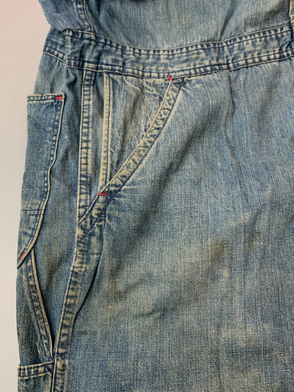 【現状渡し品】【メンズ】 WRANGLER ラングラー 60-70's DENIM ALL-IN-ONE 60-70年代 デニム オールインワン つなぎ 157-260804-yn-36-min サイズ：46 REGULAR カラー：インディゴ 万代Net店