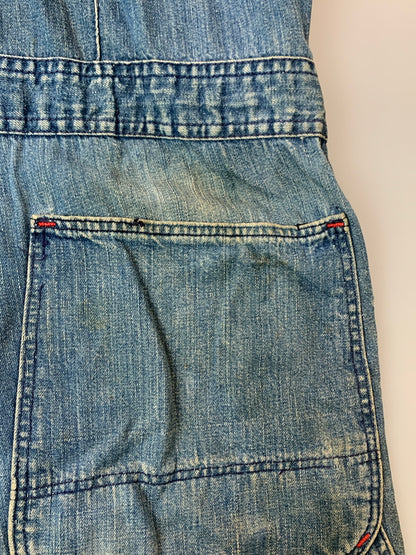 【現状渡し品】【メンズ】 WRANGLER ラングラー 60-70's DENIM ALL-IN-ONE 60-70年代 デニム オールインワン つなぎ 157-260804-yn-36-min サイズ：46 REGULAR カラー：インディゴ 万代Net店