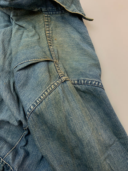 【現状渡し品】【メンズ】 WRANGLER ラングラー 60-70's DENIM ALL-IN-ONE 60-70年代 デニム オールインワン つなぎ 157-260804-yn-36-min サイズ：46 REGULAR カラー：インディゴ 万代Net店