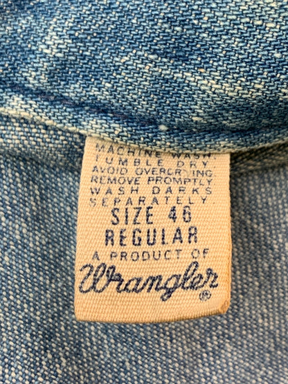 【現状渡し品】【メンズ】 WRANGLER ラングラー 60-70's DENIM ALL-IN-ONE 60-70年代 デニム オールインワン つなぎ 157-260804-yn-36-min サイズ：46 REGULAR カラー：インディゴ 万代Net店