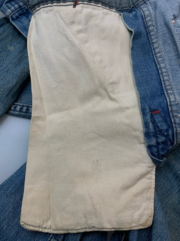 【現状渡し品】【メンズ】 WRANGLER ラングラー 60-70's DENIM ALL-IN-ONE 60-70年代 デニム オールインワン つなぎ 157-260804-yn-36-min サイズ：46 REGULAR カラー：インディゴ 万代Net店