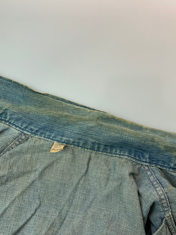 【現状渡し品】【メンズ】 WRANGLER ラングラー 60-70's DENIM ALL-IN-ONE 60-70年代 デニム オールインワン つなぎ 157-260804-yn-36-min サイズ：46 REGULAR カラー：インディゴ 万代Net店