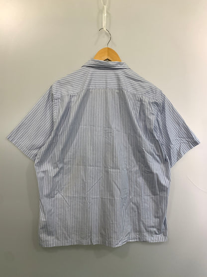【中古品】【メンズ】 COMME DES GARCONS コムデギャルソンオム OPEN COLLAR S S SHIRT オープン カラーシャツ HB-020500 半袖 ショートスリーブ 140-260804-hu-49-min カラー：ブルー系 万代Net店