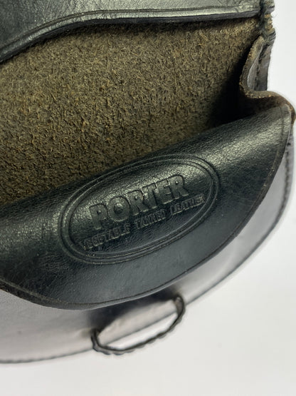 【中古品】【メンズ/レディース】 PORTER ポーター LEATHER COIN CASE レザー コインケース ウォレット 財布 小銭入れ 201-260809-em-28-min カラー：ダークブラウン 万代Net店
