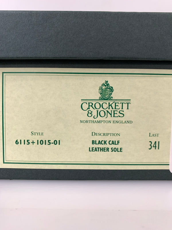【中古品】【メンズ】 CROCKETT&JONES クロケットアンドジョーンズ PAUL SMITH DRESS SHOES 6115 341 ポールスミス ドレスシューズ 靴 164-260804-yn-29-min サイズ：７E カラー：ブラック 万代Net店