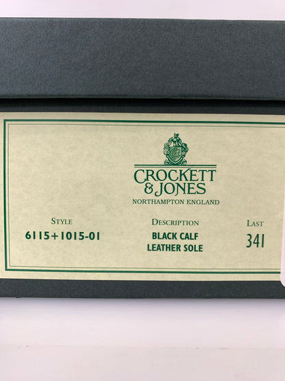 【中古品】【メンズ】 CROCKETT&JONES クロケットアンドジョーンズ PAUL SMITH DRESS SHOES 6115 341 ポールスミス ドレスシューズ 靴 164-260804-yn-29-min サイズ：７E カラー：ブラック 万代Net店