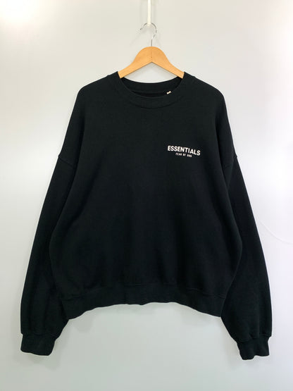 【中古品】【メンズ】 FOG ESSENTIALS エフオージー エッセンシャルズ LOGO SWEATSHIRT ロゴ スウェット シャツ 長袖 ロングスリーブ トレーナー 142-260804-hu-61-min サイズ：L カラー：ブラック 万代Net店