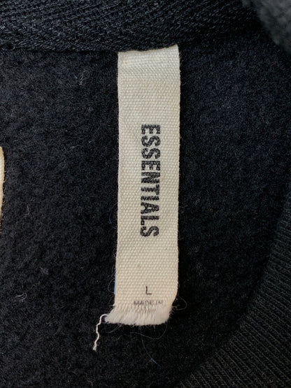 【中古品】【メンズ】 FOG ESSENTIALS エフオージー エッセンシャルズ LOGO SWEATSHIRT ロゴ スウェット シャツ 長袖 ロングスリーブ トレーナー 142-260804-hu-61-min サイズ：L カラー：ブラック 万代Net店