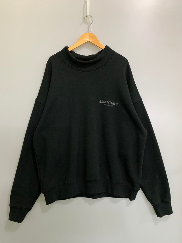 【中古品】【メンズ】 FOG ESSENTIALS エッセンシャルズ MOCKNECK SWEATSHIRT モックネック スウェットシャツ メンズ トップス ジャージ トレーナー 長袖 142-260809-em-56-min サイズ：L カラー：ブラック 万代Net店