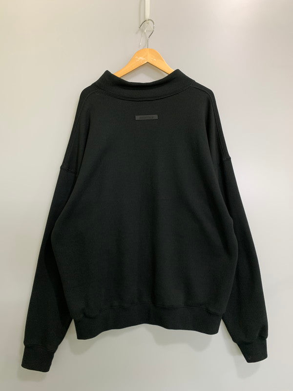 【中古品】【メンズ】 FOG ESSENTIALS エッセンシャルズ MOCKNECK SWEATSHIRT モックネック スウェットシャツ メンズ トップス ジャージ トレーナー 長袖 142-260809-em-56-min サイズ：L カラー：ブラック 万代Net店
