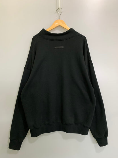 【中古品】【メンズ】 FOG ESSENTIALS エッセンシャルズ MOCKNECK SWEATSHIRT モックネック スウェットシャツ メンズ トップス ジャージ トレーナー 長袖 142-260809-em-56-min サイズ：L カラー：ブラック 万代Net店