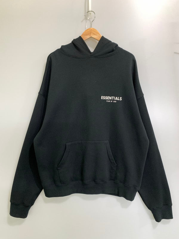 【中古品】【メンズ】 FOG ESSENTIALS エッセンシャルズ LOGO HOODIE ロゴ フーディ パーカー スウェット メンズ トップス トレーナー 142-260809-em-57-min サイズ：Ｓ カラー：ブラック 万代Net店