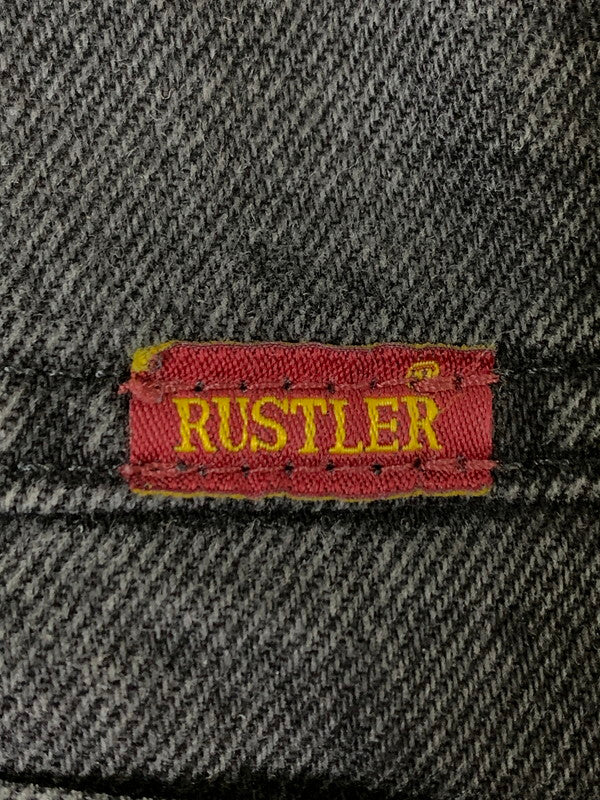 【中古品】【メンズ】 RUSTLER ラスラー 00S BLACK DENIM PANT 00年代 ブラック デニム パンツ ボトムス ジーパン 157-260811-hu-21-min サイズ：33×32 カラー：ブラック 万代Net店