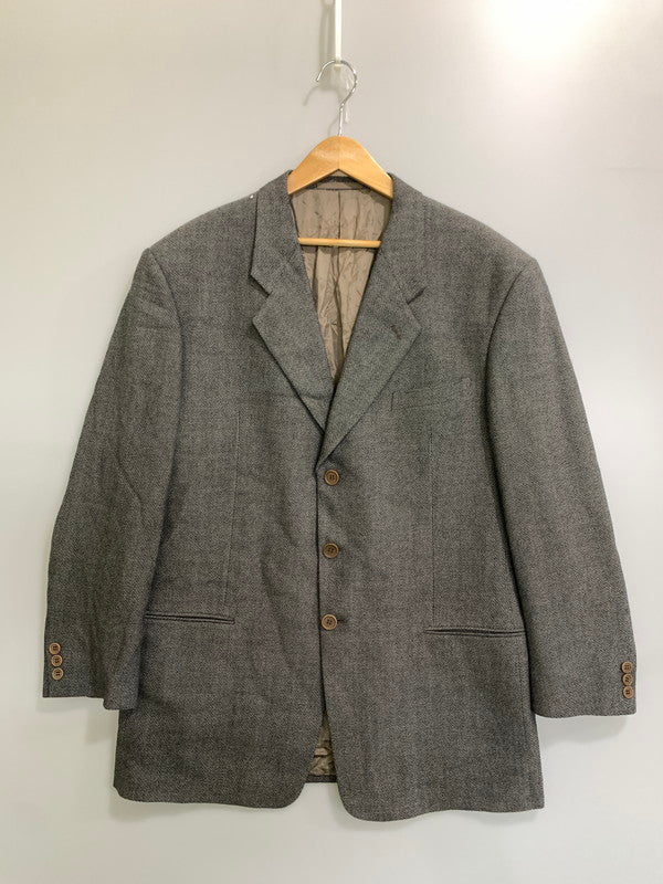 【現状渡し品】【メンズ】 ARMANI アルマーニ 3B JACKET 三つボタン ジャケット メンズ アウター テーラードジャケット 141-260809-em-54-min サイズ：44/R カラー：グレー系 万代Net店