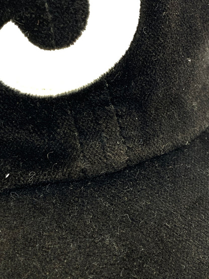 【中古品】【メンズ/レディース】 SUPREME シュプリーム S LOGO VELVET 6 PANEL CAP S ロゴ ベルベット シックスパネル キャップ 帽子 185-260809-em-13-min カラー：ブラック 万代Net店