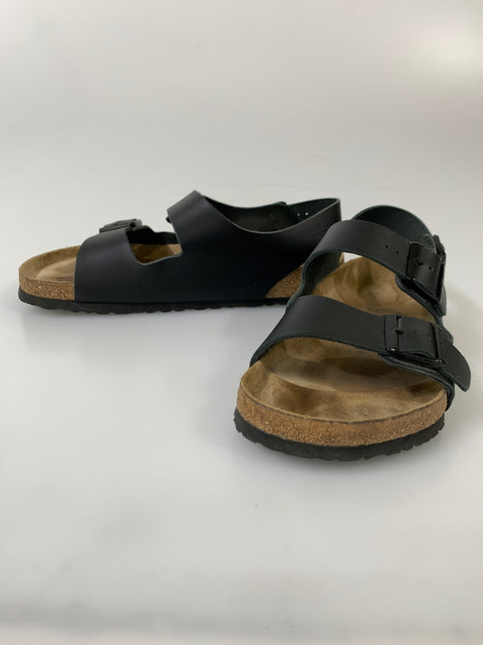 【中古品】【メンズ】 BIRKENSTOCK ビルケンシュトック MILANO SANDAL ミラノ サンダル 靴 165-260804-yn-19-min サイズ：28.0ｃｍ カラー：ブラック 万代Net店