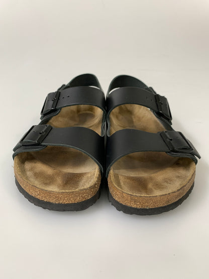 【中古品】【メンズ】 BIRKENSTOCK ビルケンシュトック MILANO SANDAL ミラノ サンダル 靴 165-260804-yn-19-min サイズ：28.0ｃｍ カラー：ブラック 万代Net店