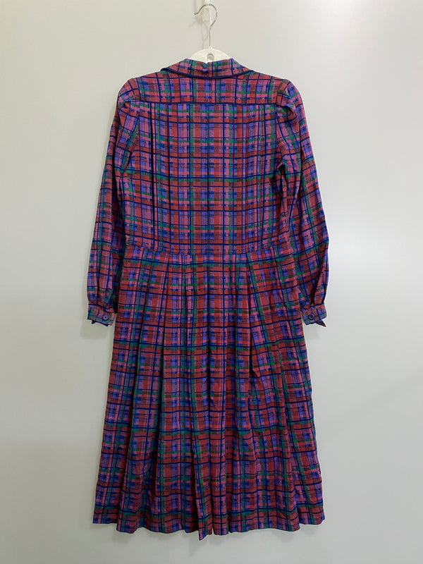 【中古品】【レディース】 CHRISTIAN DIOR クリスチャンディオール PRET-A-PORTER ONE-PIECE プレタポルテ ワンピース 170-260807-jt-15-min サイズ：5 カラー：チェック 総柄 万代Net店