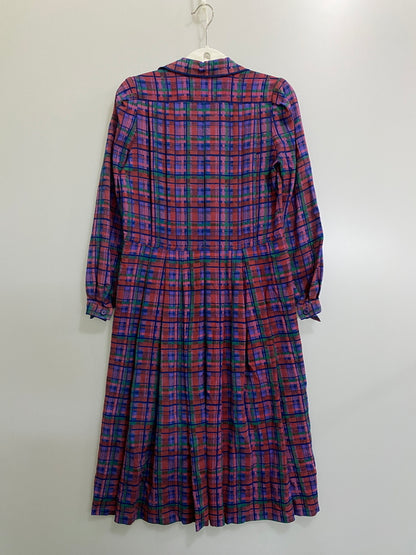 【中古品】【レディース】 CHRISTIAN DIOR クリスチャンディオール PRET-A-PORTER ONE-PIECE プレタポルテ ワンピース 170-260807-jt-15-min サイズ：5 カラー：チェック 総柄 万代Net店