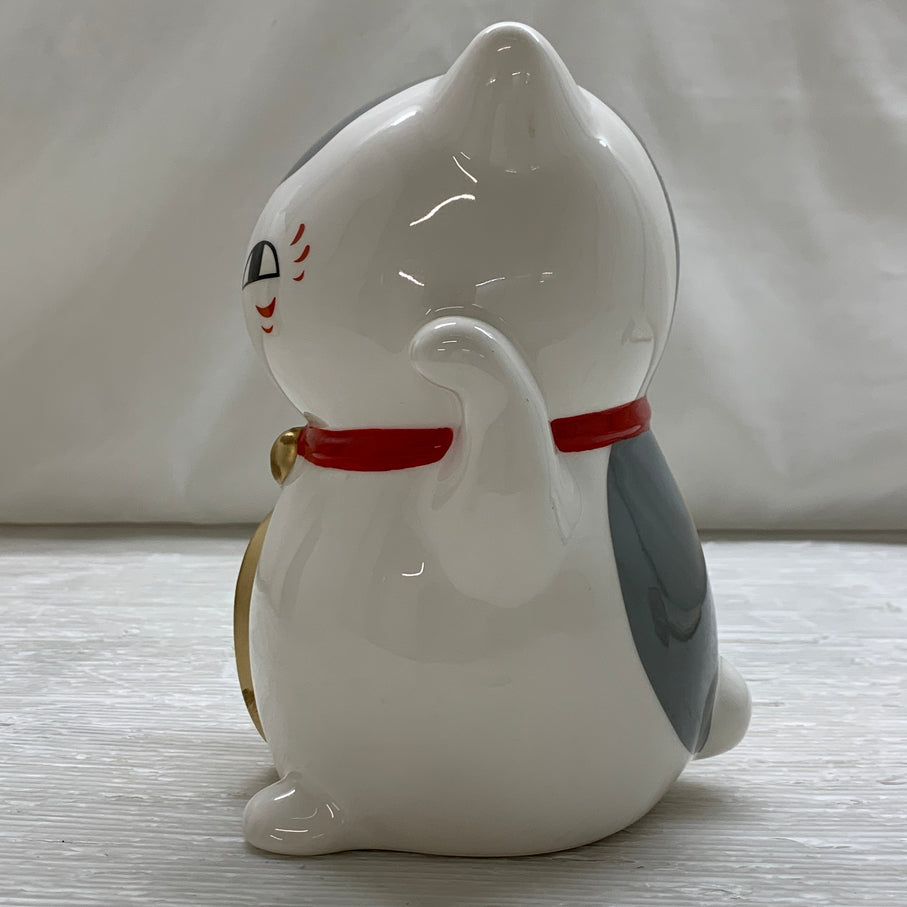 【現状渡し品】 夏目友人帳 アニメ10周年記念 にゃんこ先生 瀬戸焼貯金箱 タカラトミー 猫 ピギーバンク 052-260915-em-17-min 万代Net店