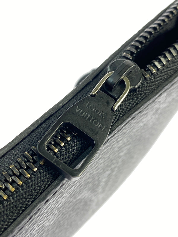 【中古品】【メンズ/レディース】 LOUIS VUITTON ルイ・ヴィトン M26776 モノグラムミッドナイト ポシェット･クレ 179-260805-zi-29-min カラー：ブラック/モノグラム 万代Net店