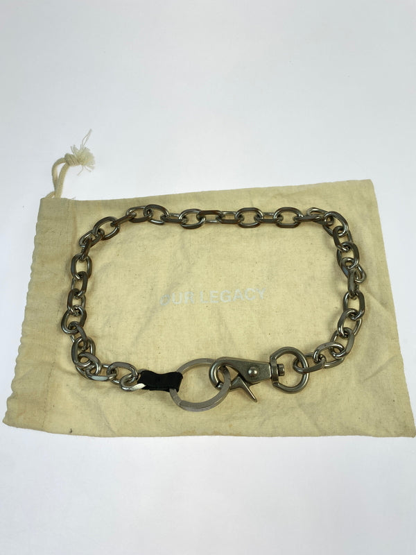 【中古品】【メンズ】 OUR LEGACY アワーレガシー LADON MATTE NICKEL ラドン マット ニッケル ウォレットチェーン ネックレス アクセサリー 192-260806-yn-17-min カラー：シルバー 万代Net店