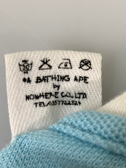 【中古品】【メンズ】 A BATHING APE アベイシングエイプ SS POLO SHIRT BABY MILO 半袖 ポロシャツ メンズ トップス 142-260809-em-42-min サイズ：L カラー：ライトブルー/イエロー/ホワイト 万代Net店