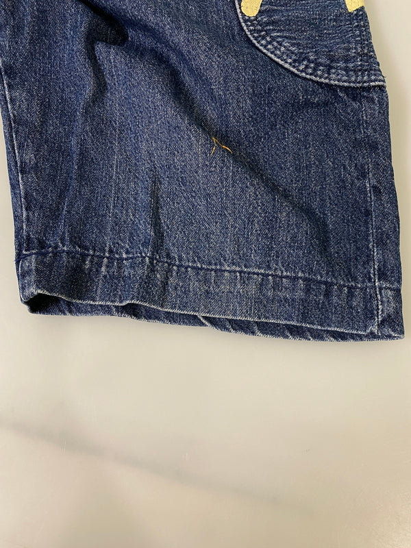 【中古品】【メンズ】 EVISU エヴィス YAMANE ヤマネ シンチバッグ デニム ショーツ デニムパンツ ボトムス 156-260807-jt-18-min サイズ：33 × 36 カラー：インディゴ 万代Net店