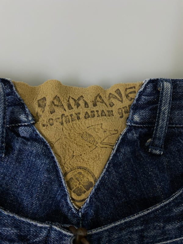 【中古品】【メンズ】 EVISU エヴィス YAMANE ヤマネ シンチバッグ デニム ショーツ デニムパンツ ボトムス 156-260807-jt-18-min サイズ：33 × 36 カラー：インディゴ 万代Net店