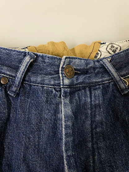 【中古品】【メンズ】 EVISU エヴィス YAMANE ヤマネ シンチバッグ デニム ショーツ デニムパンツ ボトムス 156-260807-jt-18-min サイズ：33 × 36 カラー：インディゴ 万代Net店