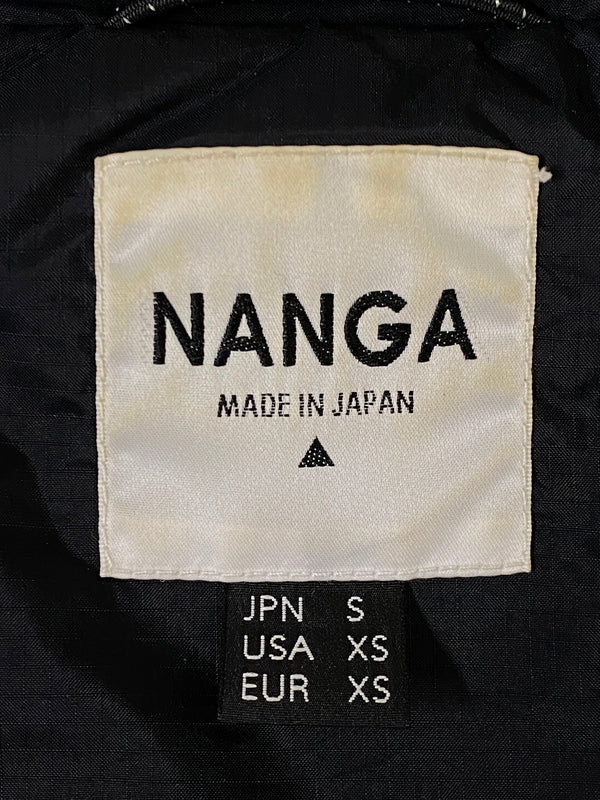 【中古品】【メンズ】 NANGA ナンガ フェザー ダウンジャケット アウター 144-260807-jt-11-min サイズ：S カラー：ブラック 万代Net店