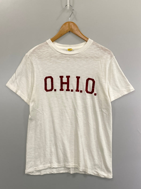【中古品】【メンズ】 VELVA SHEEN ベルバシーン O.H.I.O. 70S 80S USA製 SS TEE 146-260807-jt-35-min サイズ：S カラー：ホワイト 万代Net店