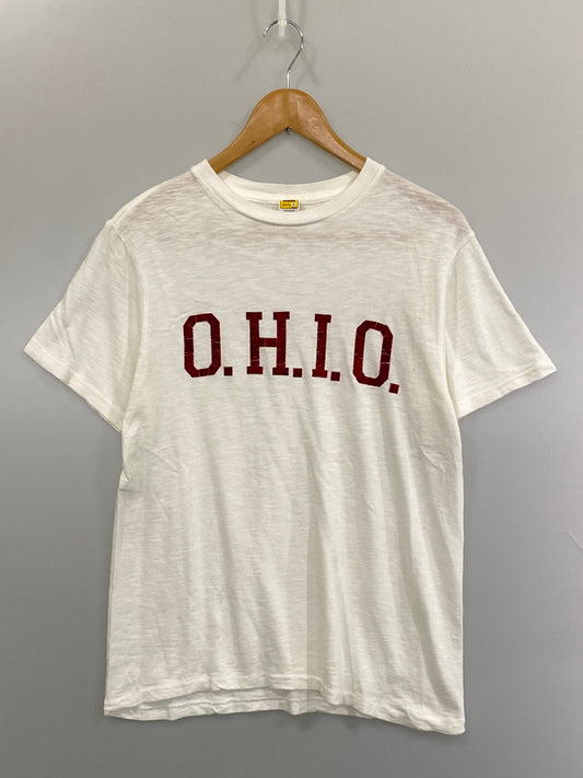 【中古品】【メンズ】 VELVA SHEEN ベルバシーン O.H.I.O. 70S 80S USA製 SS TEE 146-260807-jt-35-min サイズ：S カラー：ホワイト 万代Net店