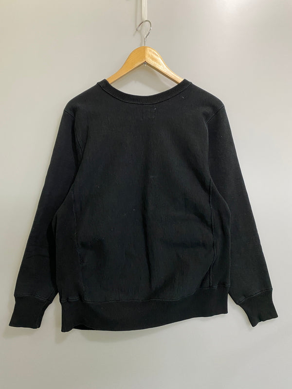 【中古品】【メンズ】 WAREHOUSE ウエアハウス SWEAT SHIRT スウェット トップス 145-260807-jt-19-min サイズ：M カラー：ブラック 万代Net店