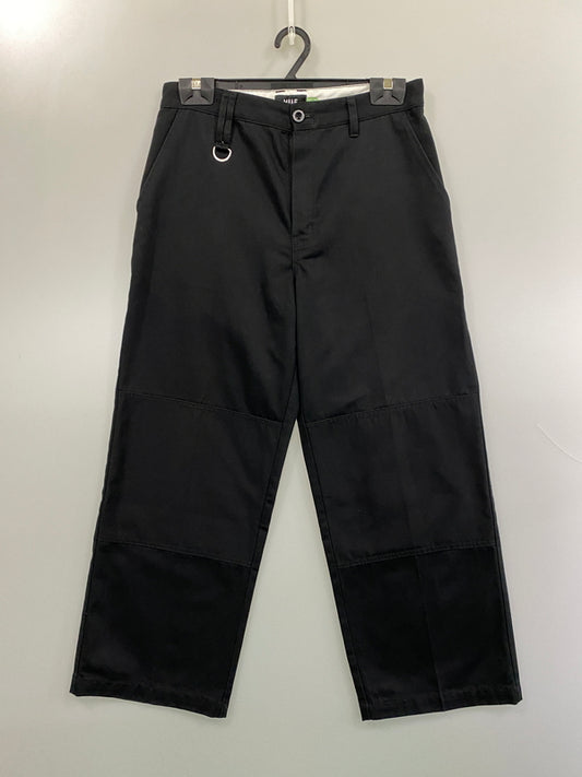 【中古品】【メンズ】 HUF×DICKIES ハフ ディッキーズ ダブルニーワークパンツ ボトムス 153-260811-hu-33-min サイズ：30 カラー：ブラック 万代Net店