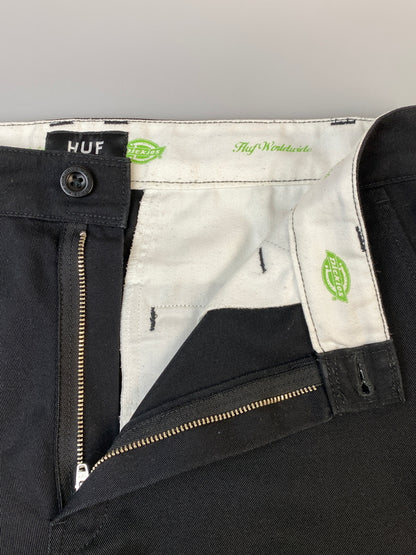 【中古品】【メンズ】 HUF×DICKIES ハフ ディッキーズ ダブルニーワークパンツ ボトムス 153-260811-hu-33-min サイズ：30 カラー：ブラック 万代Net店