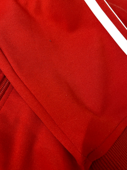 【中古品】【メンズ】 ADIDAS アディダス TRACK JACKET ジャージ トラック ジャケット トップス 148-260807-jt-14-min サイズ：XXL カラー：レッド 万代Net店