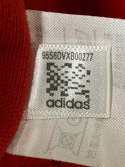 【中古品】【メンズ】 ADIDAS アディダス TRACK JACKET ジャージ トラック ジャケット トップス 148-260807-jt-14-min サイズ：XXL カラー：レッド 万代Net店