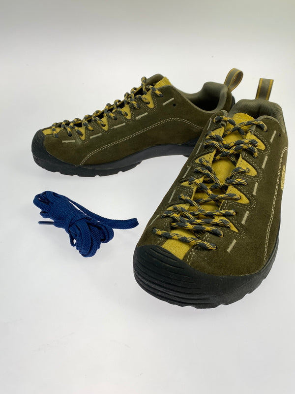 【中古品】【メンズ】 KEEN キーン JASPER トレッキング シューズ 靴 165-260805-zi-26-min サイズ：26.5cm カラー：カーキ系 万代Net店