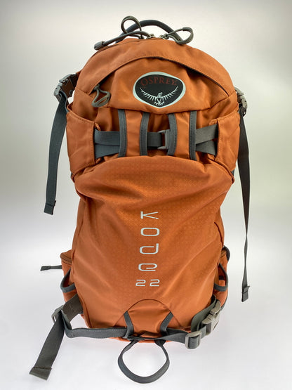 【中古品】【メンズ/レディース】 OSPREY オスプレー KODE 22 BACKPACK コード 22 バックパック リュックサック 鞄 アウトドア 雪山 188-260809-em-06-min カラー：オレンジ系 万代Net店