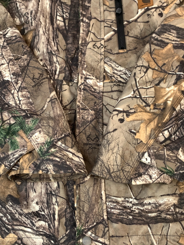 【中古品】【メンズ】 CARHARTT カーハート MESH LINER REAL TREE JACKET 101090 977 メッシュライナー リアルツリー ジャケット アウター 146-260806-yn-03-min サイズ：M REGULAR カラー：ブラウン系 万代Net店