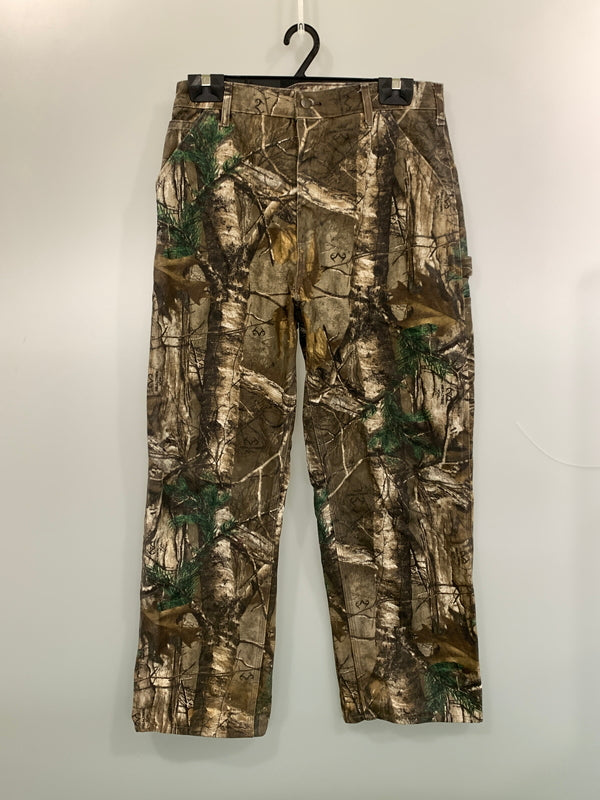 【中古品】【メンズ】 CARHARTT カーハート REAL TREE DUCK PAINTER PANTS B235977 USA製 リアルツリー ダックペインターパンツ ボトムス 157-260806-yn-10-min サイズ：34×32 カラー：ブラウン系 万代Net店
