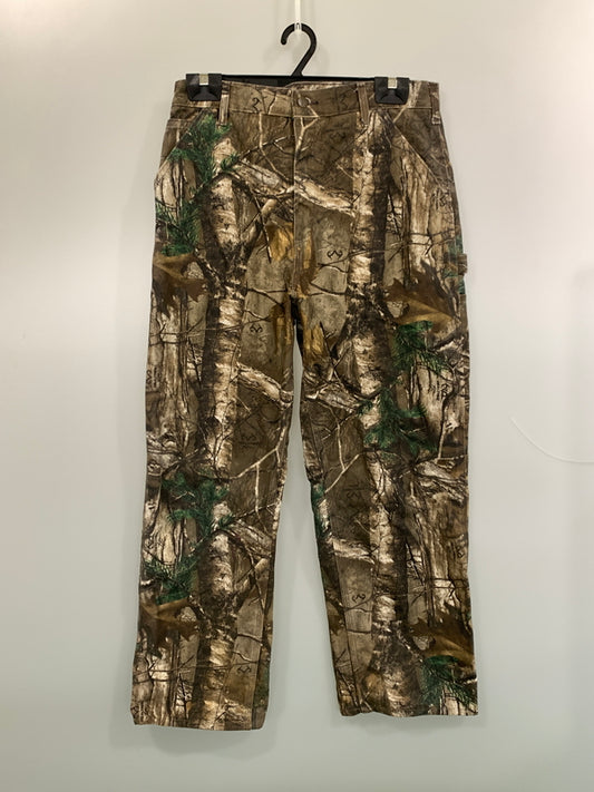 【中古品】【メンズ】 CARHARTT カーハート REAL TREE DUCK PAINTER PANTS B235977 USA製 リアルツリー ダックペインターパンツ ボトムス 157-260806-yn-10-min サイズ：34×32 カラー：ブラウン系 万代Net店