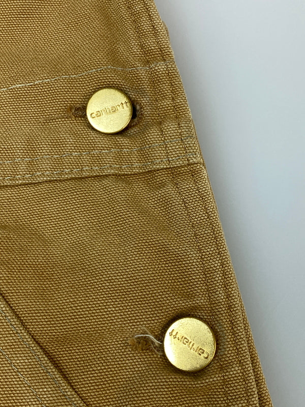 【現状渡し品】【メンズ】 CARHARTT カーハート ダック地 オーバーオール オールインワン 157-260811-hu-32-min サイズ：印字かすれのため不明 カラー：ベージュ系 万代Net店