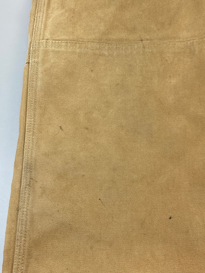 【現状渡し品】【メンズ】 CARHARTT カーハート ダック地 オーバーオール オールインワン 157-260811-hu-32-min サイズ：印字かすれのため不明 カラー：ベージュ系 万代Net店